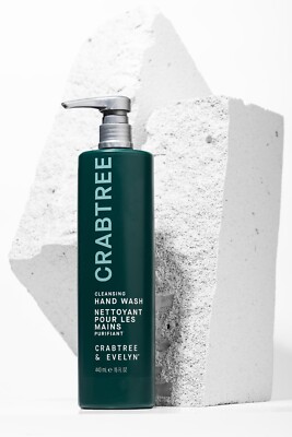 Crabtree & Evelyn Hand Wash   Cleanse with Botanical Elegance   443ML / 15 FL.OZ