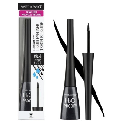 Wet N Wild H2O Proof Filzspitze flüssiger Eyeliner schwarz, wasserfest, fleckenfest