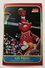 DO YOU POOH • 1986 FLEER JORDAN HOMAGE FOIL • # • AIR POOH • JJ’S COMICS comic cover