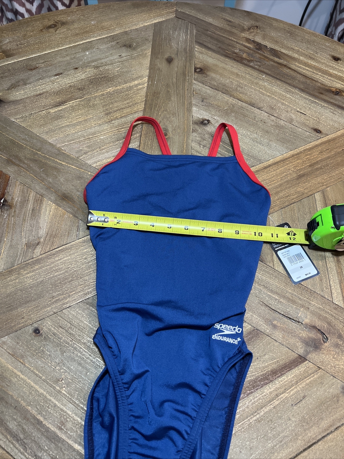NEW Speedo Women's Swimsuit One Piece Endurance+ Flyback Navy BLUE SIZE ...