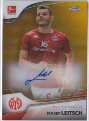 2022-23 Topps Chrome - Bundesliga - Maxim Leitsch  #BCA-MLE /50 Auto