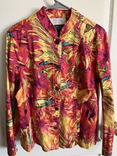 Additions By Chicos Nice Jacket 2 M L Floral Has Pockets Pretty Colors