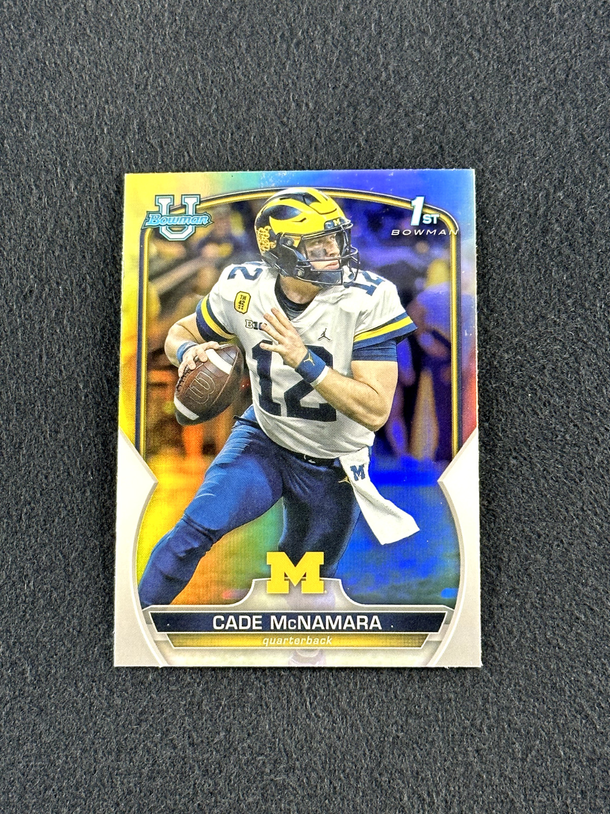 2022 Bowman U Chrome CADE McNAMARA 1st Bowman Refractor #99 Michigan