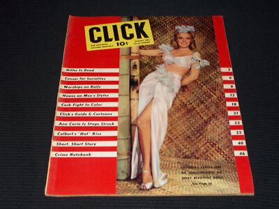 1941 AUGUST CLICK MAGAZINE - GEORGIA CARROLL FRONT COVER - E 20071