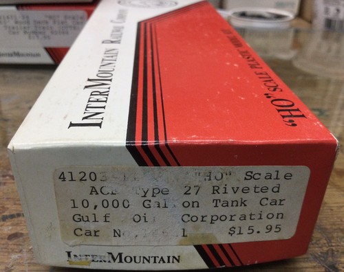 Ferrocarril Intermountain H.O. Kit a escala ACF tipo 27 Gulf coche tanque de aceite #14621 | Zustand: Used