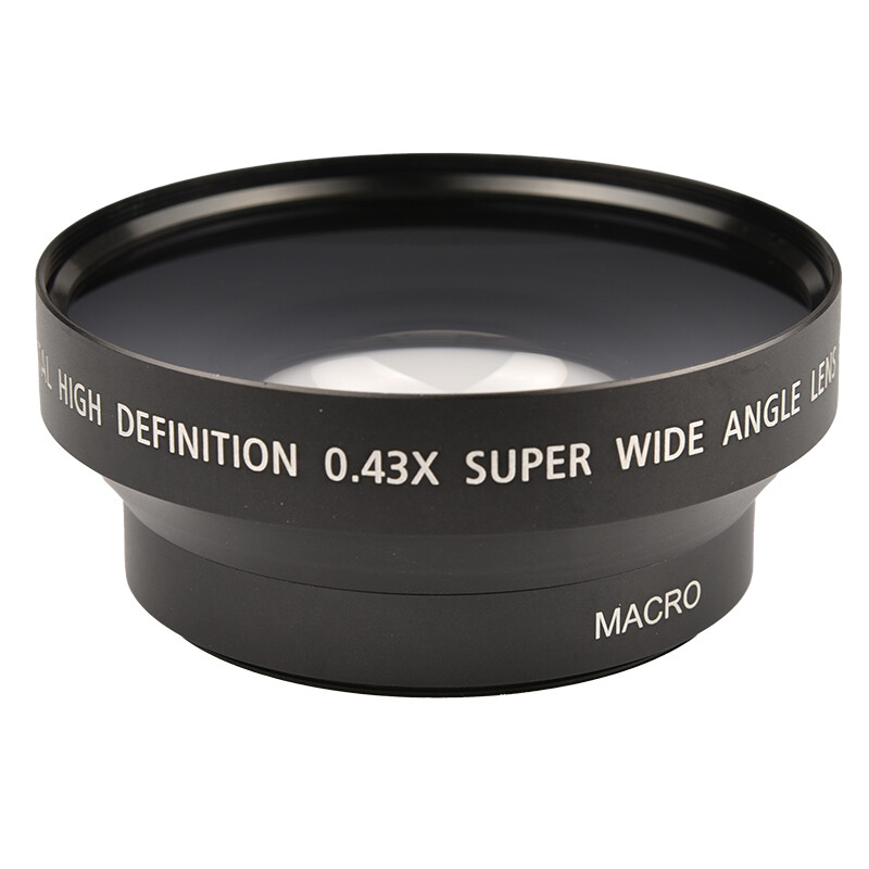 62/67/72mm 0.43X HD Super Wide Angle Lens Extension W/ Detachable Micro