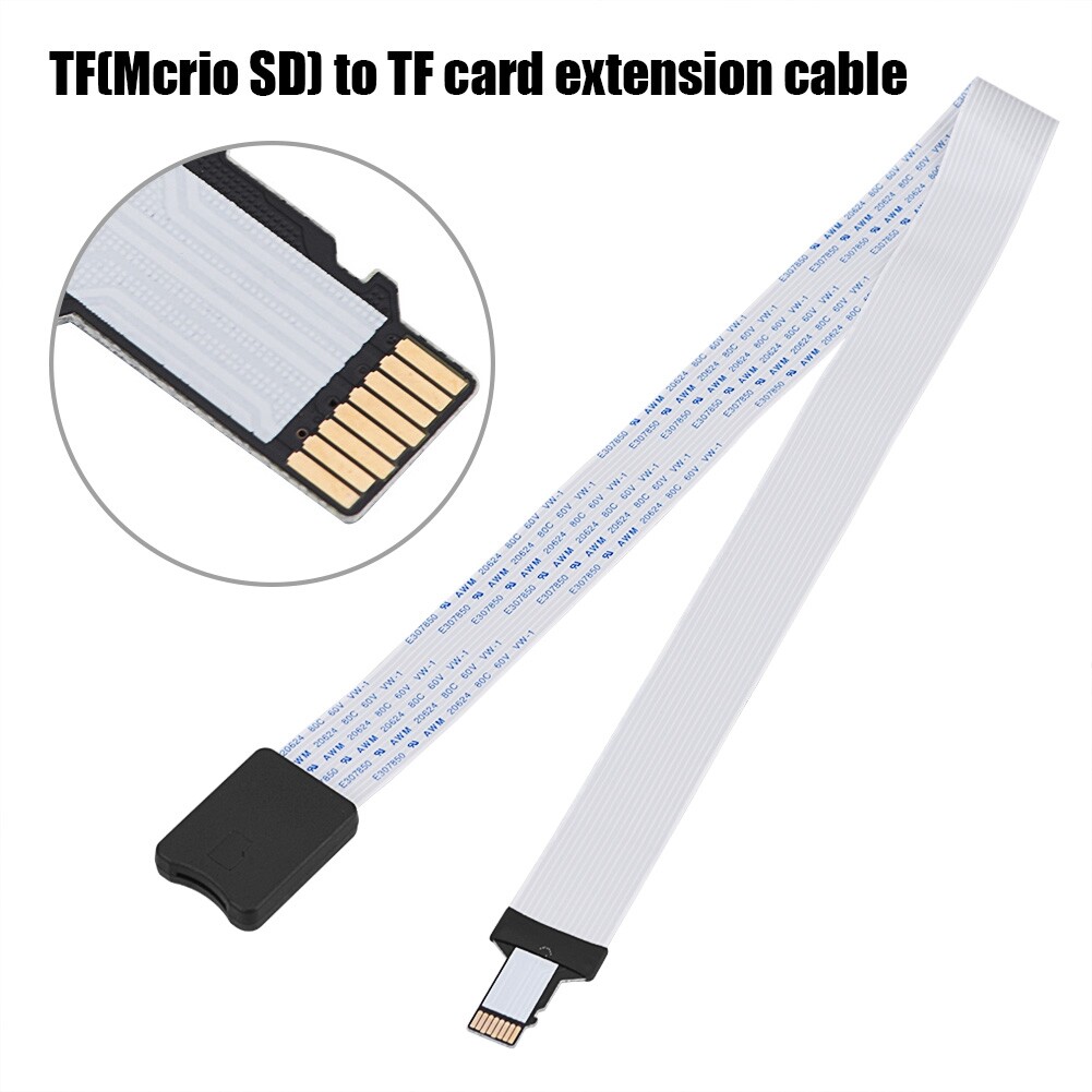 Câble Extension SD Card 25cm - Mâle Vers Femelle Pour Téléphone/Tablette