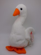 Ty Beanie Babies - Gracie the Swan - (1996, Retired)