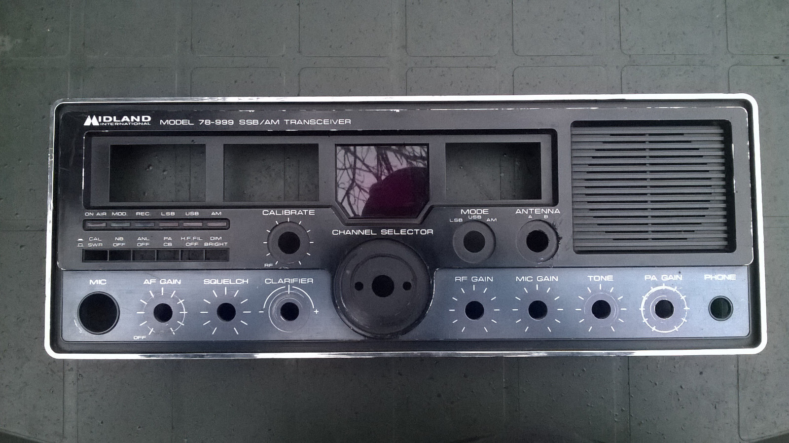 Midland 78999 front facia faceplate for CB radio parts eBay