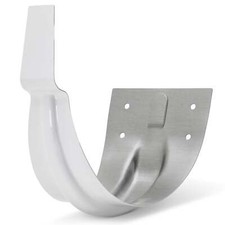 6" Half Round Aluminum Stamp Gutter Hangers Case of 25 Units Multiple Color Opti