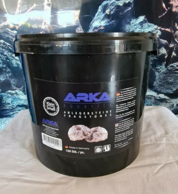 ARKA Ablegerstein rund klein 100 Stk. - aus Riffkeramik für Meerwasser Aquarium