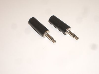 WORKMAN P-35 3.5mm MONO AUDIO PHONO PLUG CONNECTOR 2PC SET