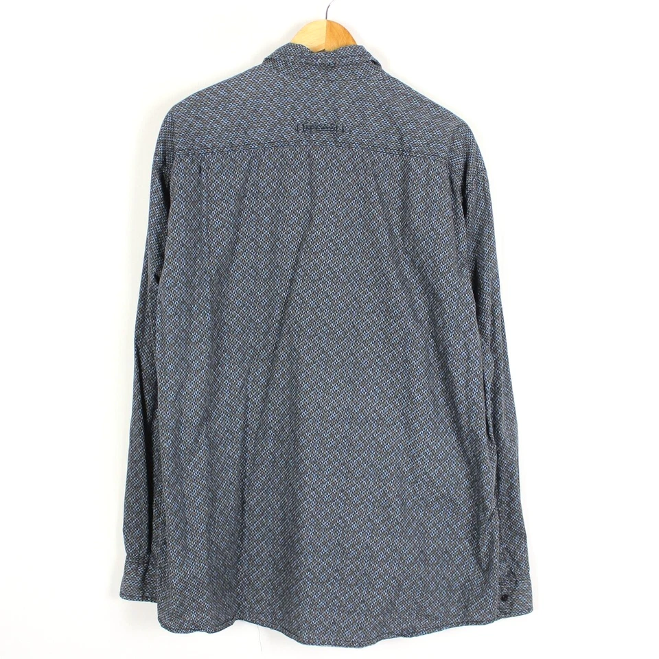 CAMEL ACTIVE Men's Shirt Size XXL (2XL) Regular Fit Blue Cotton Button ma9466 - Image 2 of 4