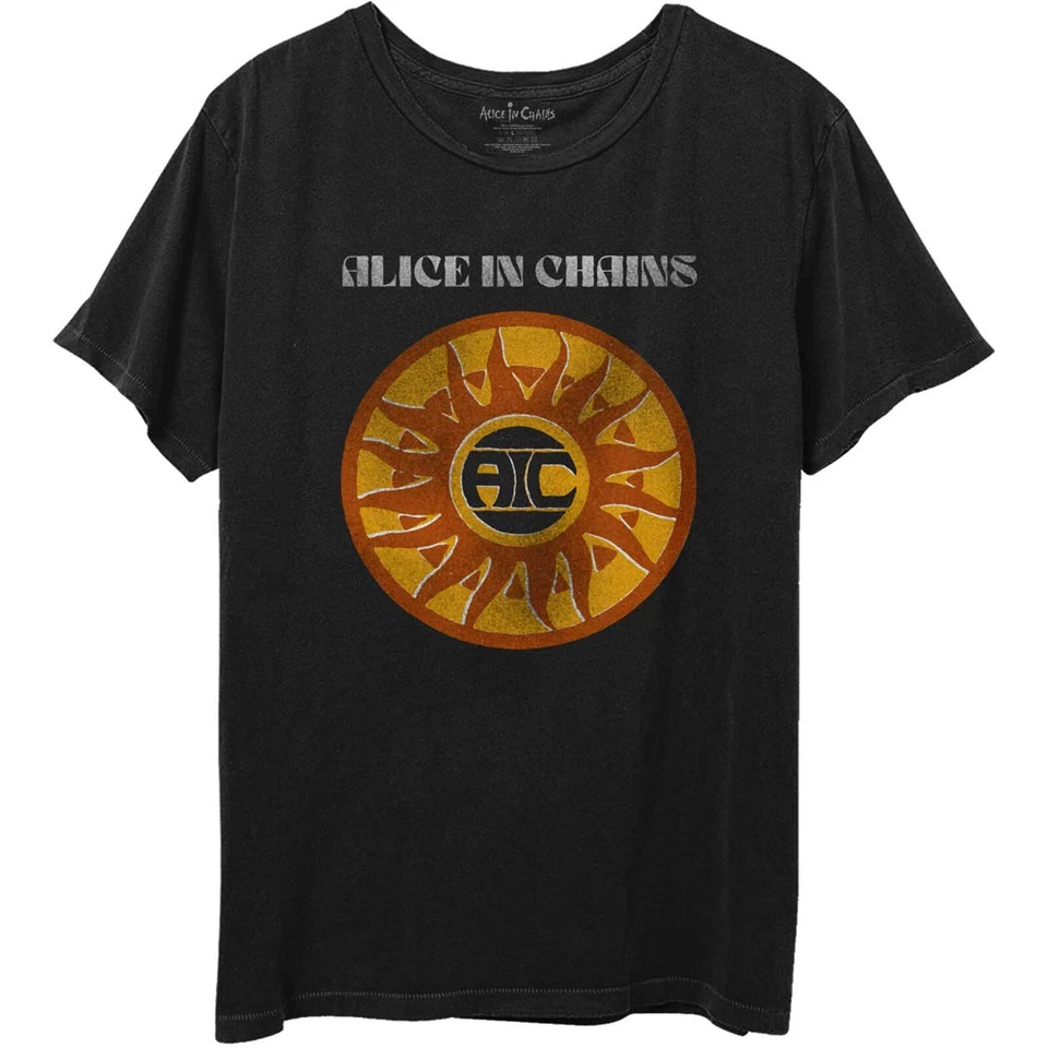 ALICE IN CHAINS - Circle Sun Vintage T-Shirt OFFICIAL MERCHANDISE