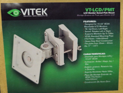 VITEK VT-LCD/PMT LCD Monitor Swivel Pole Mount