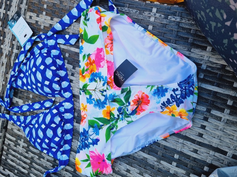 WOMENS M&S NEXT BIKINI SET BOTTOMS NEW SIZE 10 TOP SIZE 10 bnwt SWIMWEAR eBay