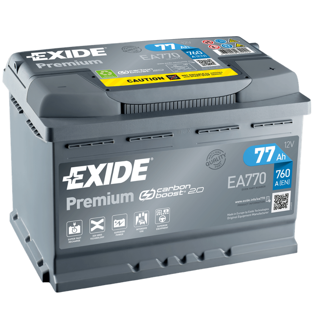 Аккумулятор exide premium ea770