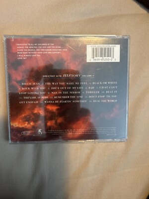 Greatest Hits: HIStory, Vol. 1 by Michael Jackson (CD, Nov-2001