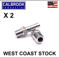 1/4" MNPT Barb Fitting 304 Stainless Steel For 3/8" ID Hose