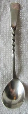 Twist Handle Frank Whiting Sterling Silver Mustard Ladle