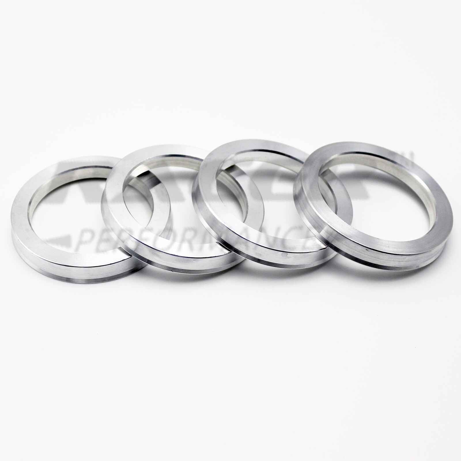 (4) Aluminum Hubcentric Rings 66.6mm Wheel to 57.1mm Hub for Audi  VW