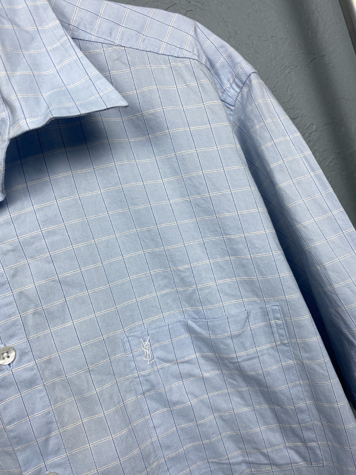 Camicia uomo manica corta Yves Saint Laurent YSL taglia XL