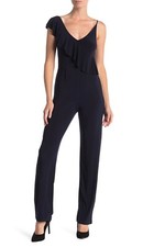 bebe choker neck jumpsuit