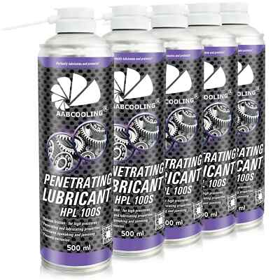 HAFTSPRAY 5x 500 ml HAFTSCHMIERSTOFF SCHMIERMITTEL SPRAYDOSE KORROSIONSSCHÜTZEND