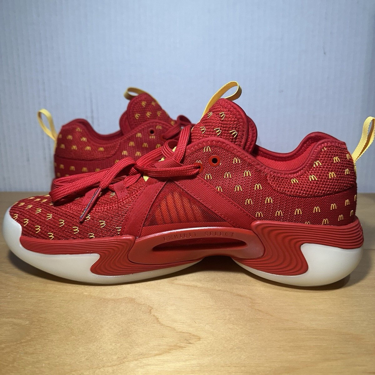 Adidas × McDonald コラボシューズ 赤色 Size 10.5 - Adidas Exhibit Select McDonald's All American Game W