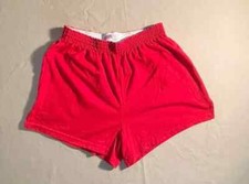 Soffe Girls Size Cheerleading Dance Gym Cheer Red Shorts New Free Ship