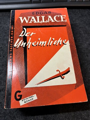Edgar Wallace Goldmann Taschen Krimi 10 verschiedene Konvolut