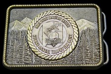 NRA Whittington Center Elk Hunt National Rifle Association Vintage Belt Buckle