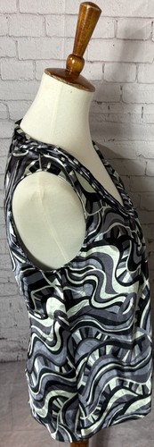 Willi Smith Sleeveless Satin Blouse Women’s Size Medium - Picture 3 of 7