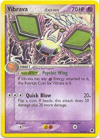 Pokemon EX Dragon Frontiers  24/101 Vibrava Card