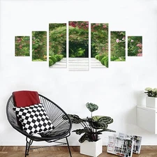 3D Petal Leaf Arch 82 Unframed Print Wall Paper Decal Wall Deco Indoor AJ Jenny