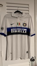 Camiseta deportiva de fútbol de visitante Nike Inter de Milán 2006 2007 talla L Milito #22
