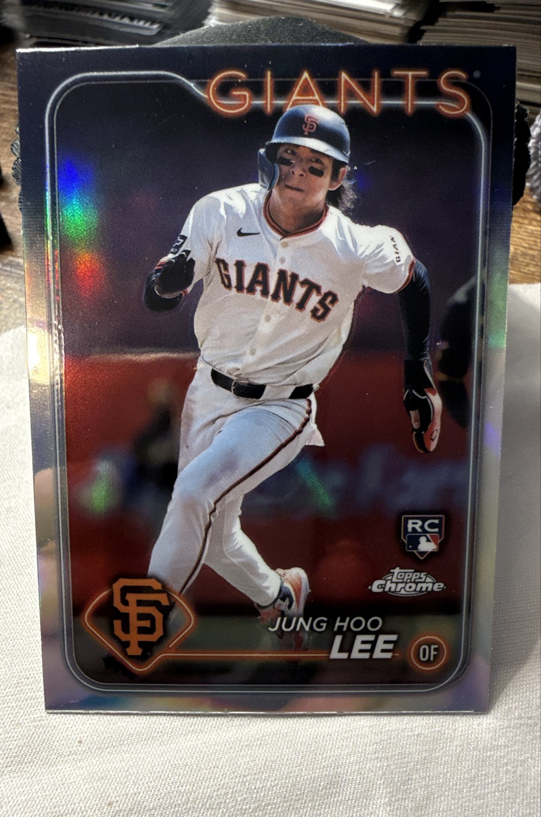 2024 Topps Chrome - Jung-Hoo Lee #201 Refractor (RC)