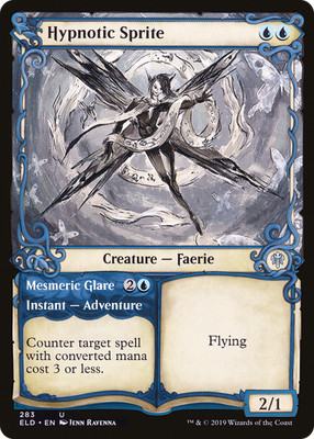Hypnotic Sprite (Showcase) #283 (LP) Throne of Eldraine ELD Magic MTG