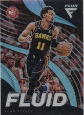 2022-23 Panini Flux Fluid Silver #11 Trae Young INSERT HAWKS