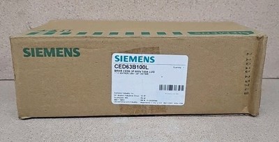 NEW SIEMENS CED63B100L CED63B100 3 P 600 V 100 A LUG I-T-E CENTRON NEW