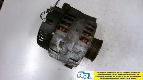 Lichtmaschine 078903016AC 2496 CCM 120 KW Audi A4 Cabriolet 2.5 TDI 8E/8H/QB6
