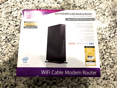 NETGEAR AC1750 WiFi Cable Modem Router DOCSIS 3.0