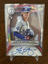 2025 Topps Tribute - Tribute Autographs Justin Wrobleski #TA-JW /199 (AU, RC)