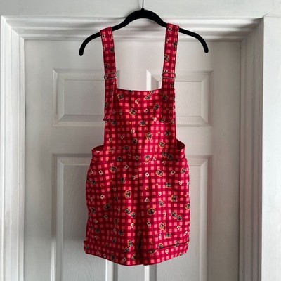 Black Milk Gingham Short Overalls Nook Animal Crossing Collaboration Size M