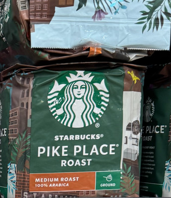 Starbucks Pike Place Medium Roast Ground Coffee 40 oz Jumbo Bag