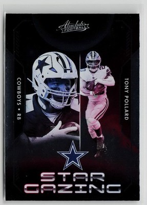 Tony Pollard - 2023 Panini Absolute Star Gazing #SG-9 Dallas Cowboys