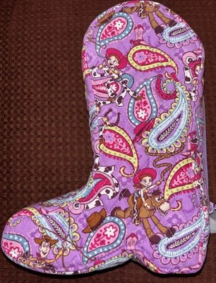 New Vera Bradley Disney Pixar Toy Story Rodeo Paisley Cowgirl Boot Cosmetic Bag