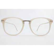 EyeBuyDirect Cosmo 52 19 143 C7 Ivory Cream Gold Eyeglass Frames Round Womens