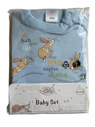 Baby Set Shirt mit Hose " weißt du eigentlich wie lieb ich dich habe " Blau Gr. - Bild 1 von 3