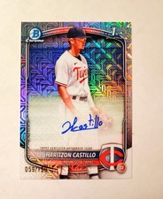 Haritzon Castillo 2025 1st Bowman Chrome AUTO CHOICE REFRACTOR 059/150 Raw RC 06